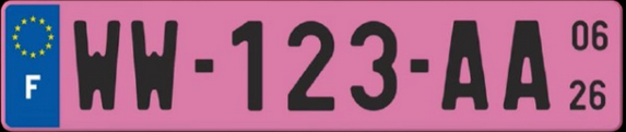 Plaques WW et W garage : fond rose dès 2026